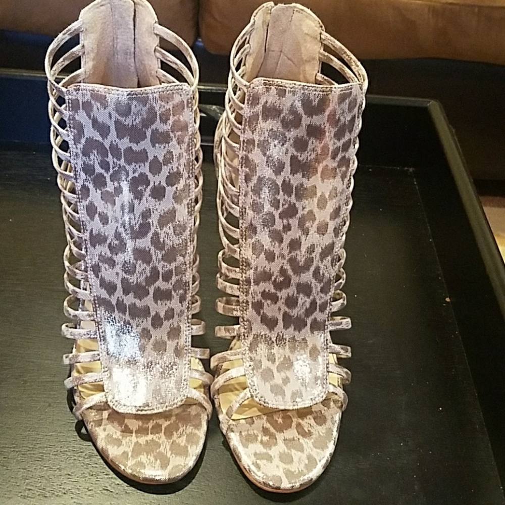 Ivanka Trump Leopard Print Heels